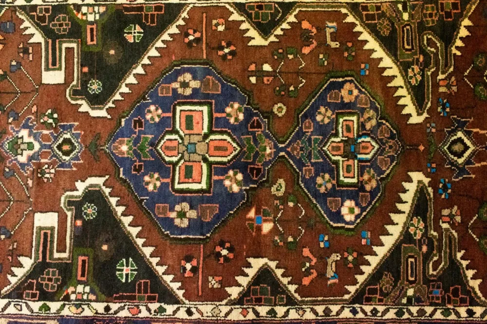 Biegacz Perski dywan - Nomadyczny - 295 x 107 cm - brązowy