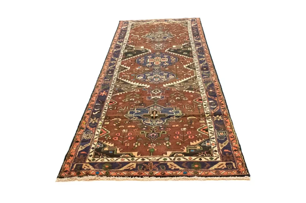 Biegacz Perski dywan - Nomadyczny - 295 x 107 cm - brązowy