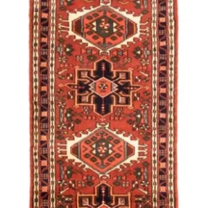 Biegacz Perski dywan - Nomadyczny - 296 x 72 cm - czerwony