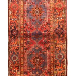 Biegacz Perski dywan - Nomadyczny - 297 x 102 cm - czerwony