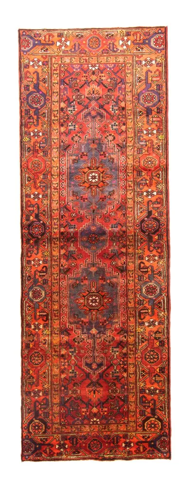 Biegacz Perski dywan - Nomadyczny - 297 x 102 cm - czerwony