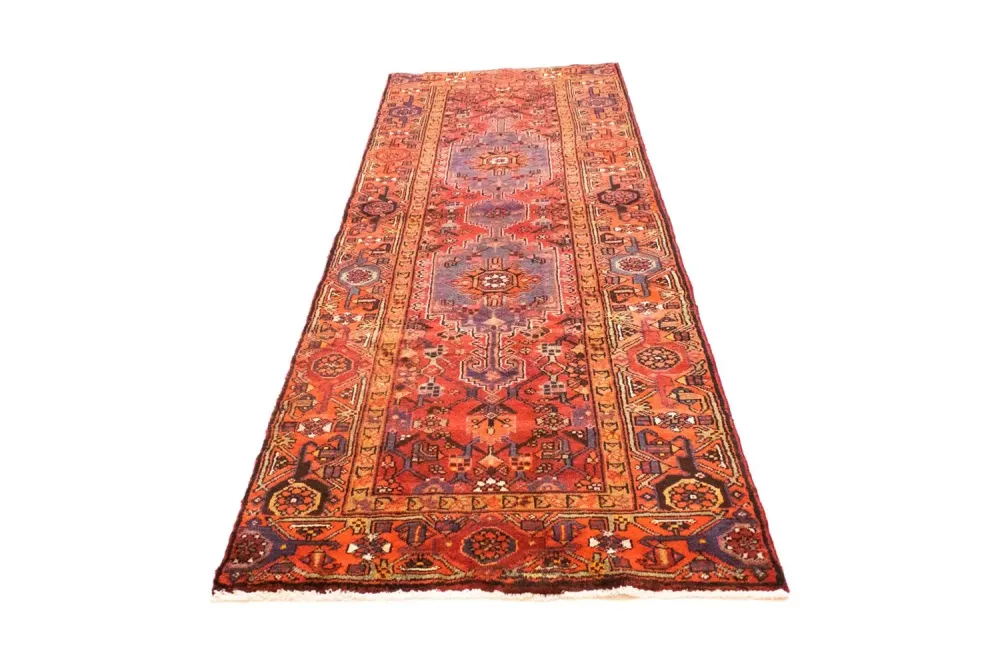 Biegacz Perski dywan - Nomadyczny - 297 x 102 cm - czerwony