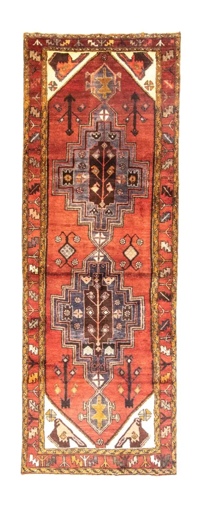 Biegacz Perski dywan - Nomadyczny - 297 x 105 cm - pomarańczowy