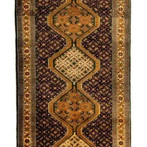 Biegacz Perski dywan - Nomadyczny - 297 x 70 cm - ciemnoniebieski