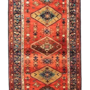 Biegacz Perski dywan - Nomadyczny - 300 x 103 cm - pomarańczowy