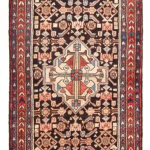 Biegacz Perski dywan - Nomadyczny - 300 x 110 cm - ciemnoniebieski