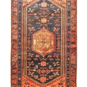 Biegacz Perski dywan - Nomadyczny - 300 x 112 cm - niebieski