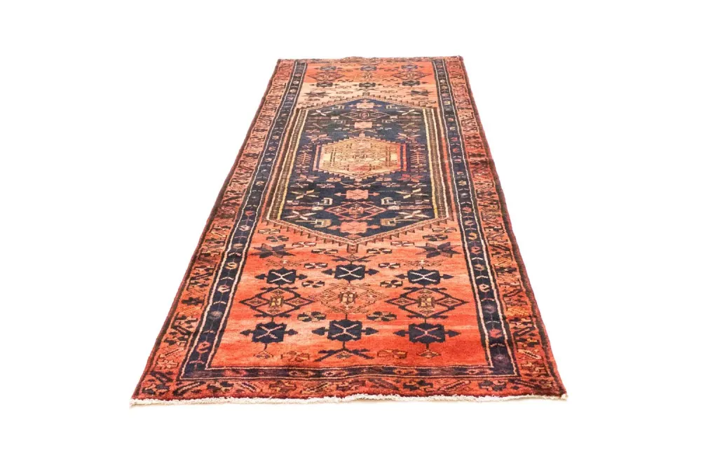 Biegacz Perski dywan - Nomadyczny - 300 x 112 cm - niebieski