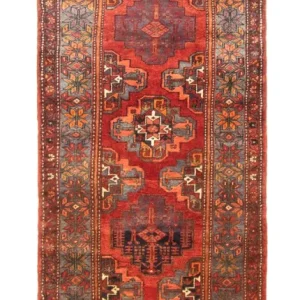 Biegacz Perski dywan - Nomadyczny - 300 x 113 cm - pomarańczowy