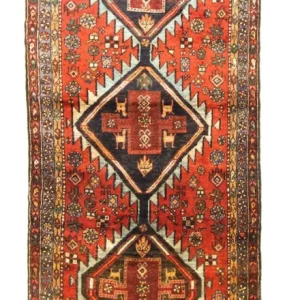 Biegacz Perski dywan - Nomadyczny - 300 x 114 cm - pomarańczowy