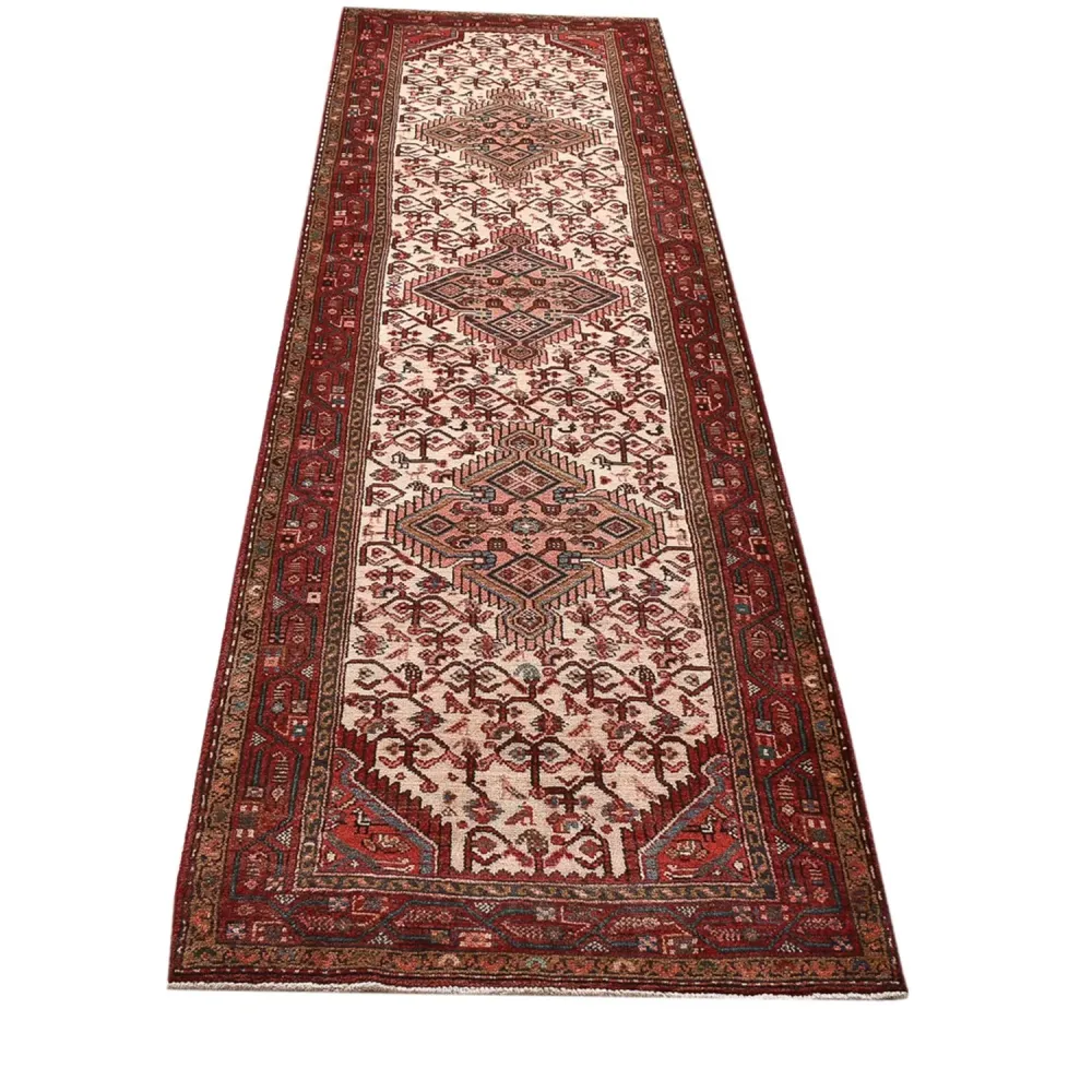 Biegacz Perski dywan - Nomadyczny - 300 x 85 cm - jasna czerwień