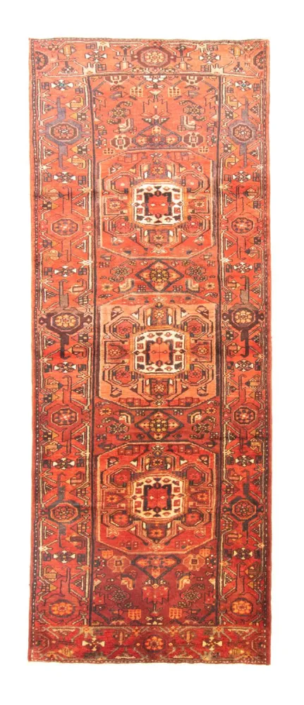 Biegacz Perski dywan - Nomadyczny - 302 x 112 cm - pomarańczowy