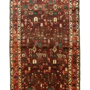 Biegacz Perski dywan - Nomadyczny - 306 x 111 cm - brązowy