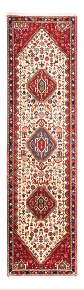 Biegacz Perski dywan - Nomadyczny - 306 x 83 cm - kremowy