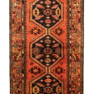 Biegacz Perski dywan - Nomadyczny - 307 x 100 cm - niebieski