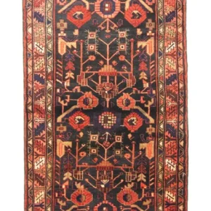 Biegacz Perski dywan - Nomadyczny - 310 x 110 cm - niebieski