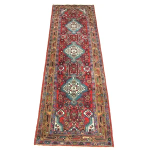 Biegacz Perski dywan - Nomadyczny - 317 x 82 cm - czerwony