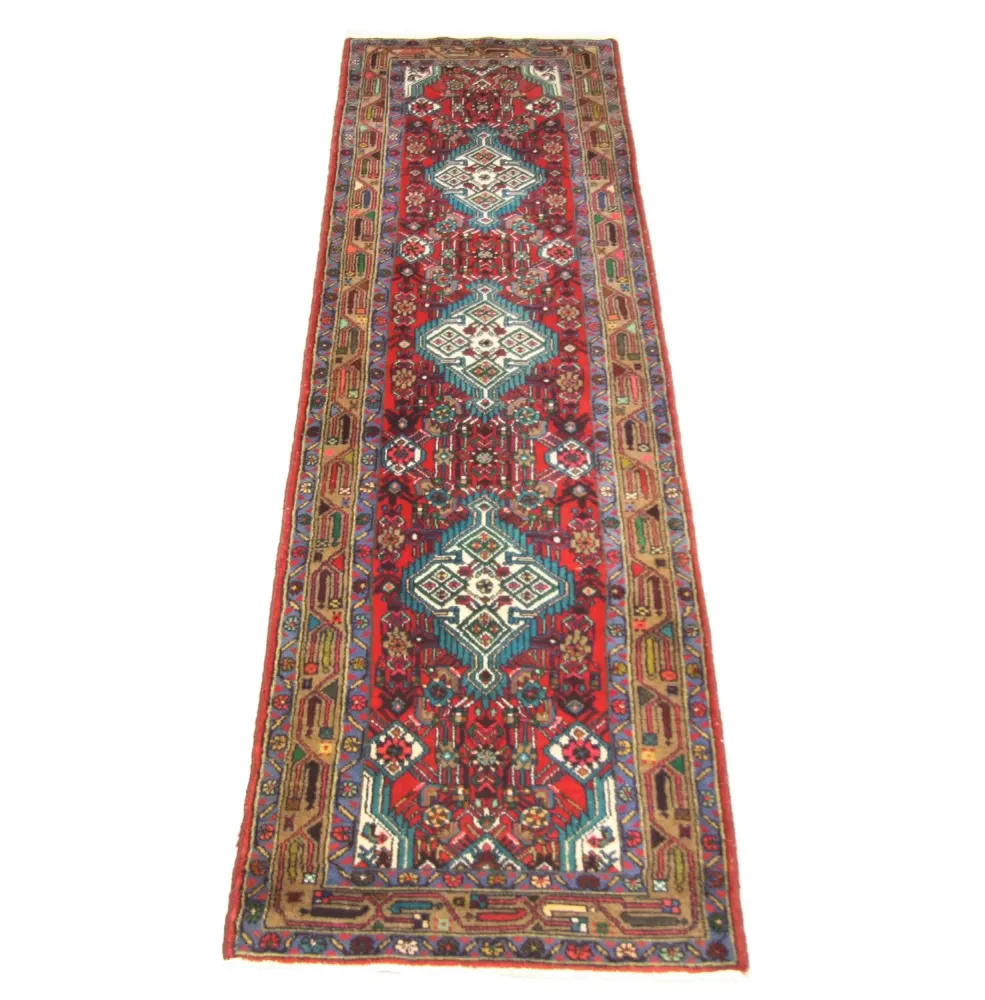 Biegacz Perski dywan - Nomadyczny - 317 x 82 cm - czerwony