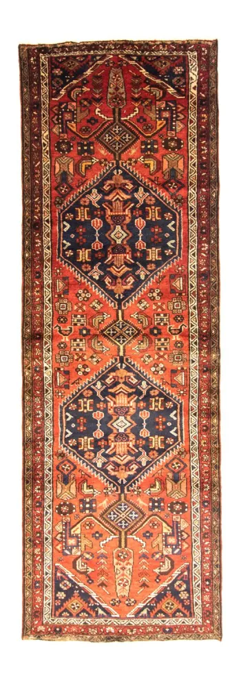 Biegacz Perski dywan - Nomadyczny - 318 x 106 cm - niebieski