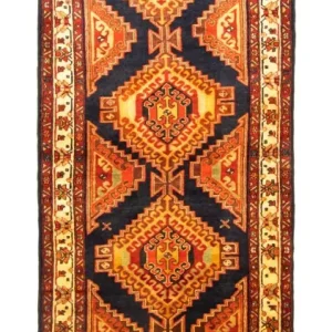 Biegacz Perski dywan - Nomadyczny - 320 x 120 cm - niebieski