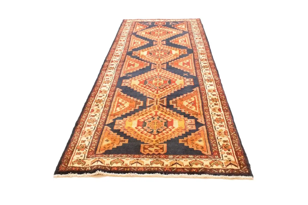 Biegacz Perski dywan - Nomadyczny - 320 x 120 cm - niebieski