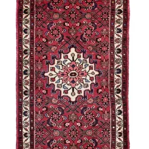 Biegacz Perski dywan - Nomadyczny - 323 x 78 cm - ciemna czerwień