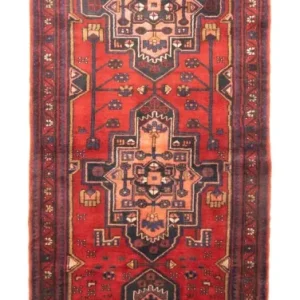 Biegacz Perski dywan - Nomadyczny - 326 x 105 cm - czerwony
