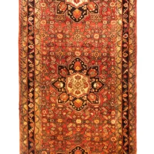 Biegacz Perski dywan - Nomadyczny - 352 x 119 cm - niebieski