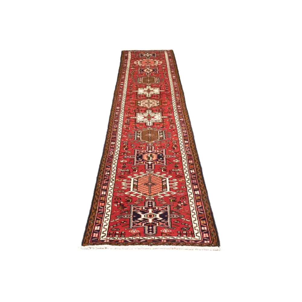 Biegacz Perski dywan - Nomadyczny - 390 x 70 cm - czerwony