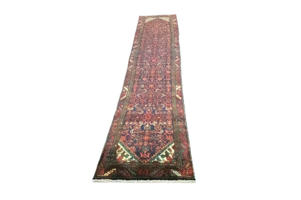 Biegacz Perski dywan - Nomadyczny - 390 x 65 cm - różowy