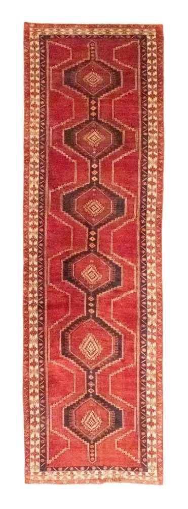 Biegacz Perski dywan - Nomadyczny - 393 x 104 cm - czerwony