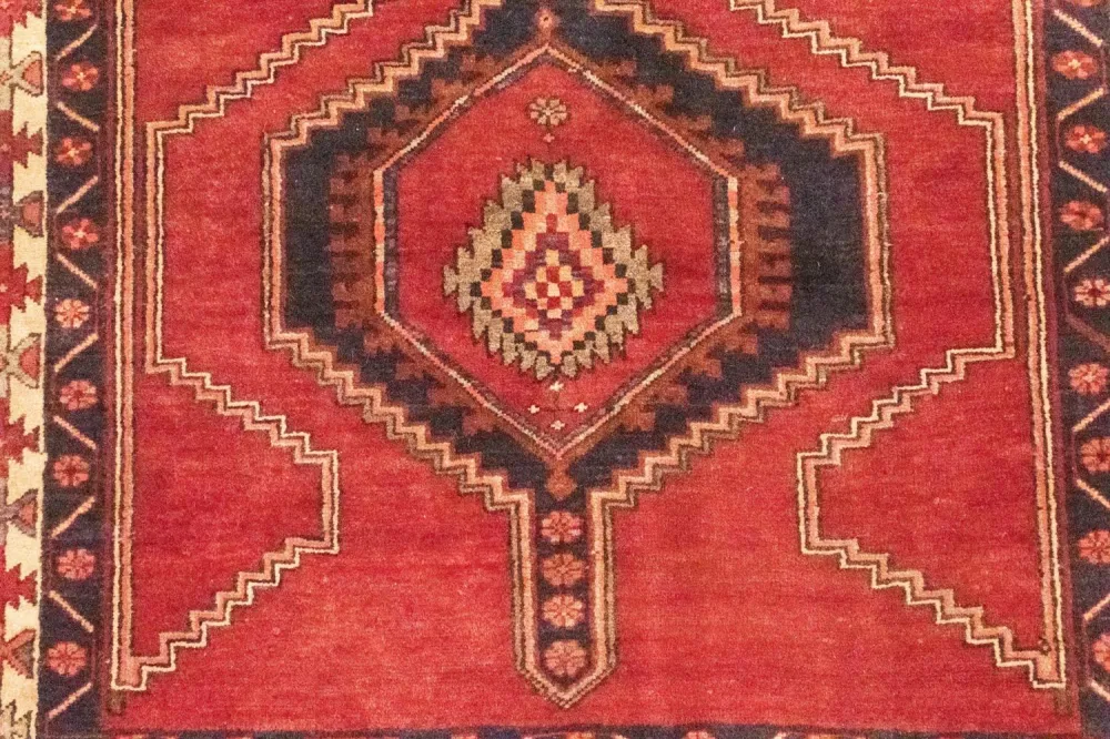 Biegacz Perski dywan - Nomadyczny - 393 x 104 cm - czerwony