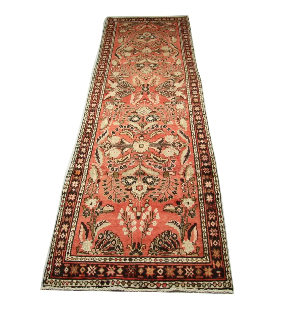 Biegacz Perski dywan - Nomadyczny - 405 x 112 cm - jasna czerwień