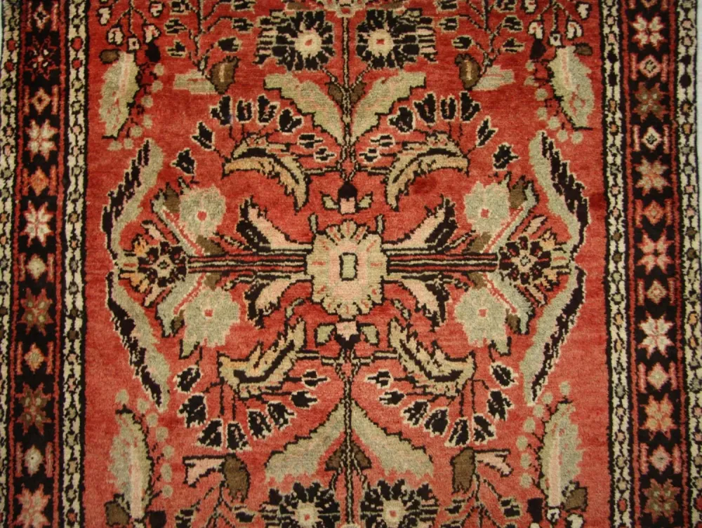 Biegacz Perski dywan - Nomadyczny - 405 x 112 cm - jasna czerwień