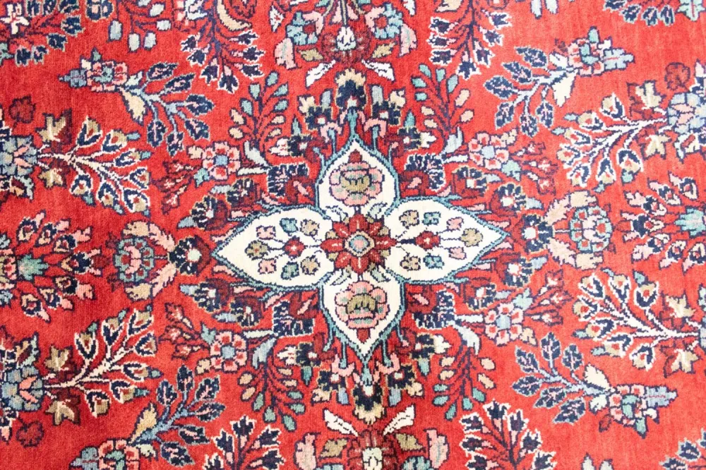 Biegacz Perski dywan - Nomadyczny - 405 x 150 cm - czerwony