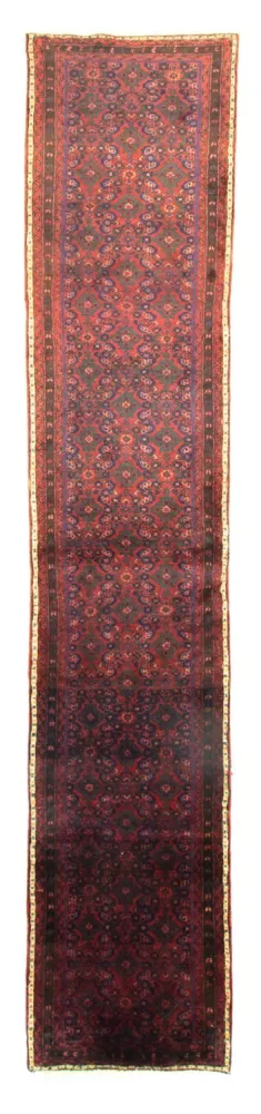 Biegacz Perski dywan - Nomadyczny - 410 x 80 cm - czerwony