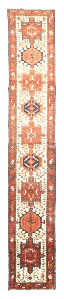 Biegacz Perski dywan - Nomadyczny - 420 x 67 cm - beżowy