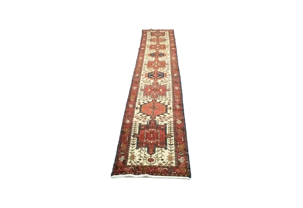 Biegacz Perski dywan - Nomadyczny - 420 x 67 cm - beżowy