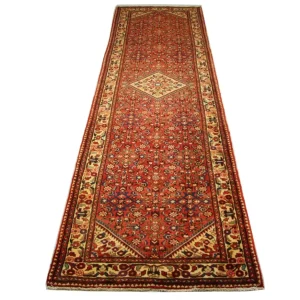 Biegacz Perski dywan - Nomadyczny - 437 x 123 cm - czerwony