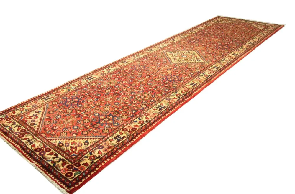 Biegacz Perski dywan - Nomadyczny - 437 x 123 cm - czerwony