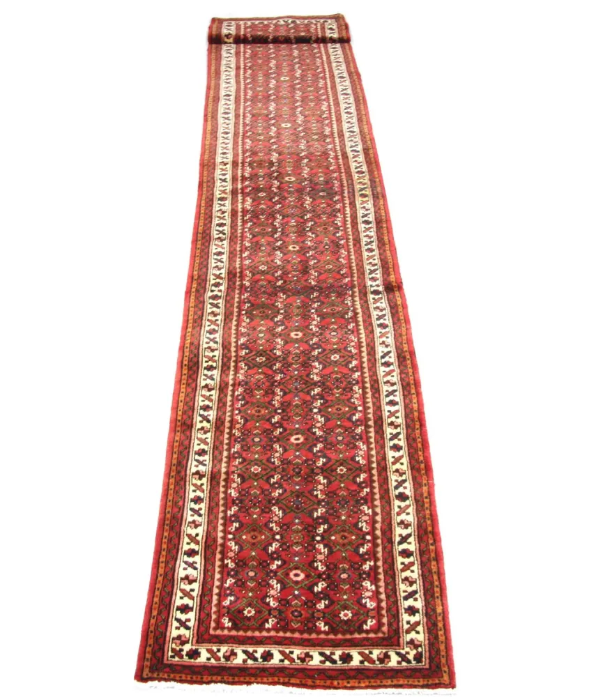 Biegacz Perski dywan - Nomadyczny - 470 x 93 cm - czerwony