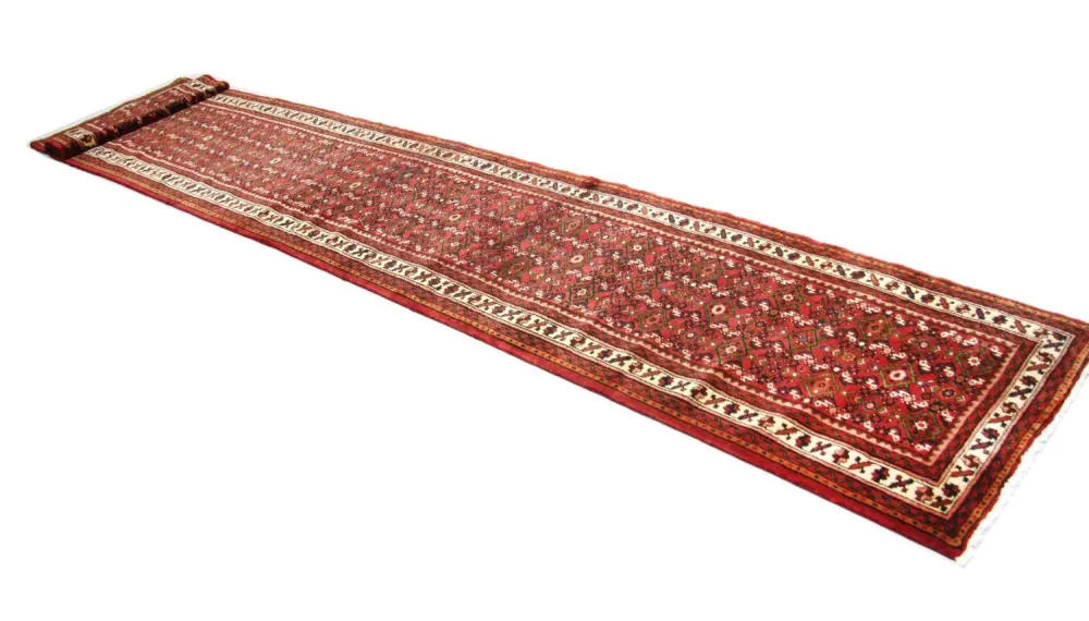 Biegacz Perski dywan - Nomadyczny - 470 x 93 cm - czerwony