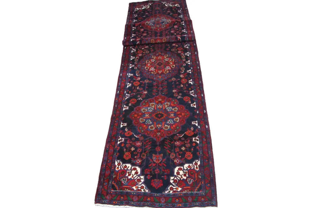 Biegacz Perski dywan - Nomadyczny - 525 x 118 cm - niebieski