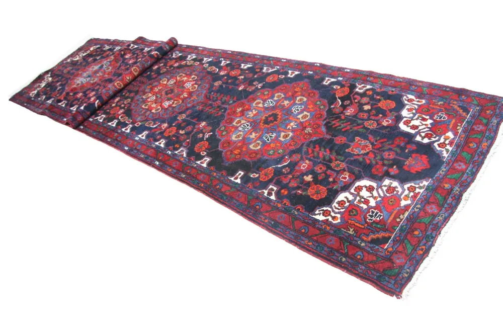 Biegacz Perski dywan - Nomadyczny - 525 x 118 cm - niebieski