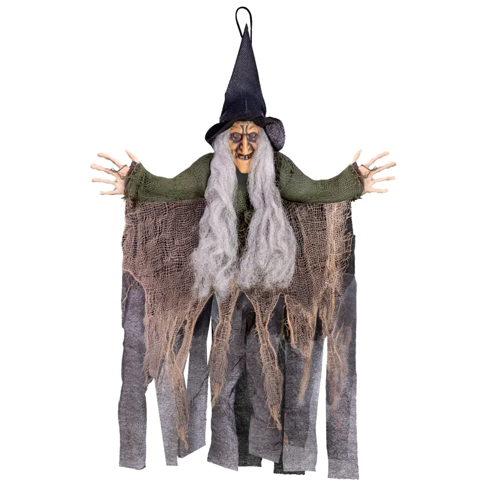Dekoracja Halloween wisząca Straszna Czarownica