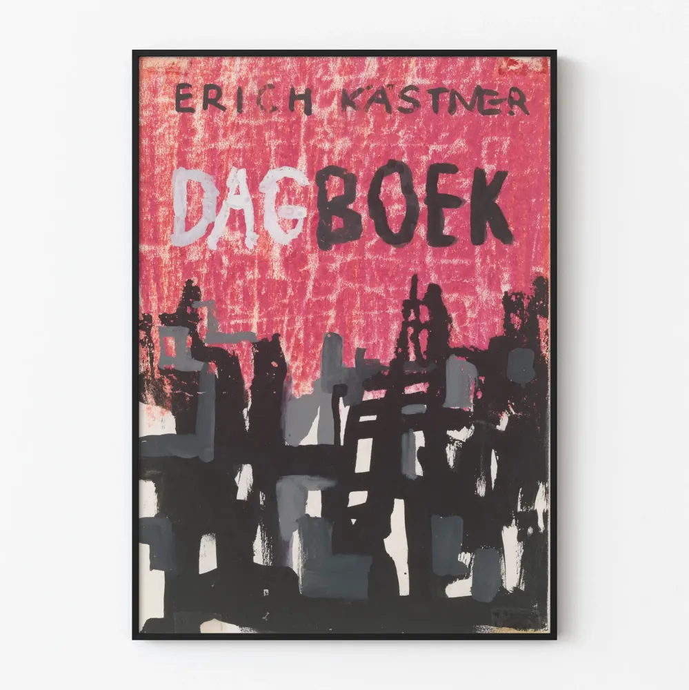 Dekoracyjny plakat Erich Kastner Dziennik 1945