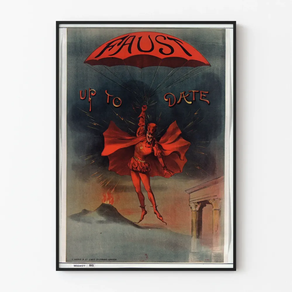 Dekoracyjny plakat Faust Patrouille érienne Vintage