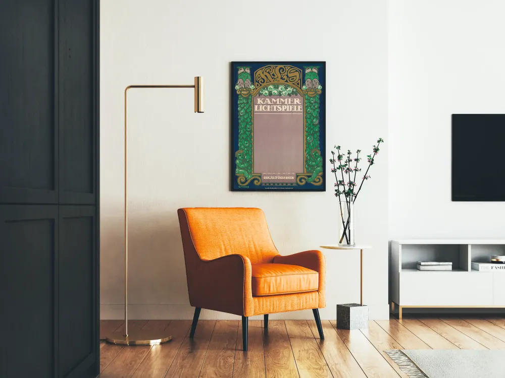 Dekoracyjny plakat Kammer Lichtspiele - styl secesyjny