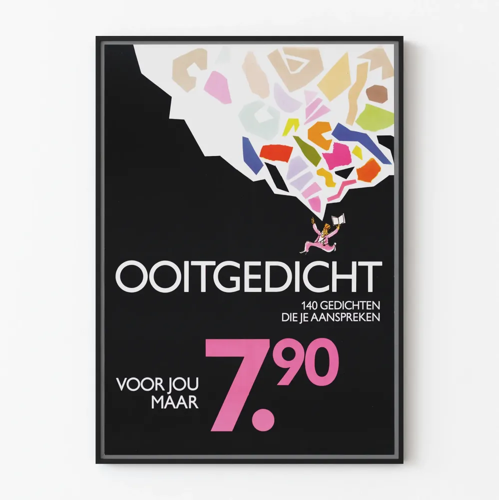 Dekoracyjny plakat Ooitgedicht 140 kolorowych wierszy