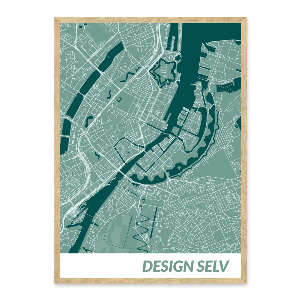 Design selv bykort plakat